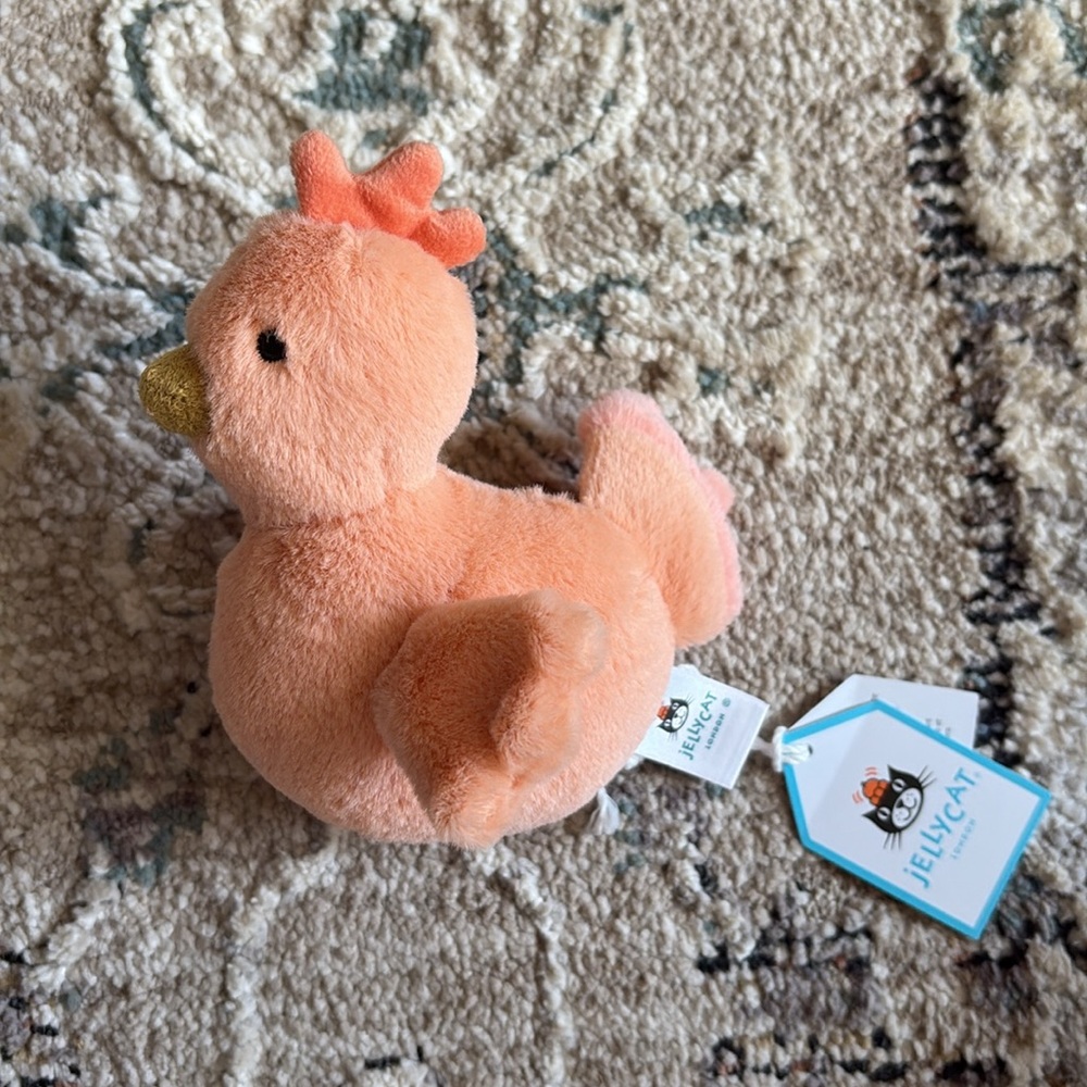 Jellycat Fluffy Chicken Jellycat Easter Gift NEW FAST Ship